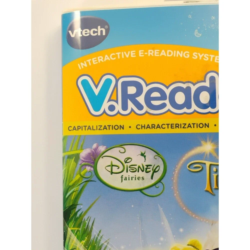 Vtech V Reader TinkerBell Great Fairy Rescue New Sealed 5-7 years Disney Manual